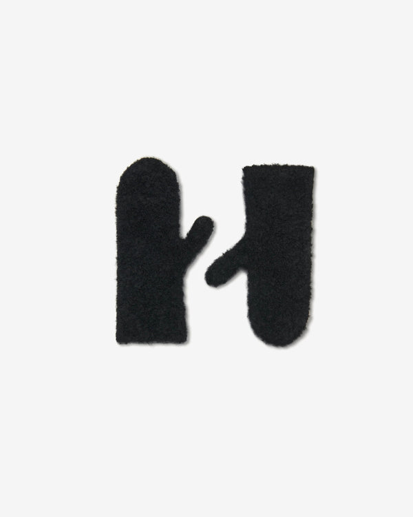 The Row - Women's Ladislas Mittens - (Faded Black)