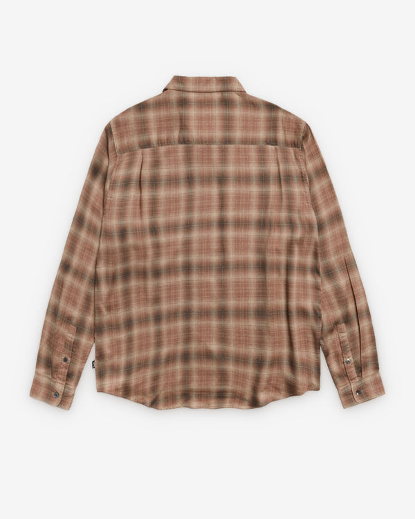 Stüssy - Men's Matthew Plaid Shirt - (Brick)
