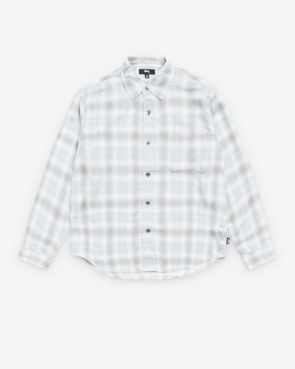 Stüssy - Men's Matthew Plaid Shirt - (Light Blue)