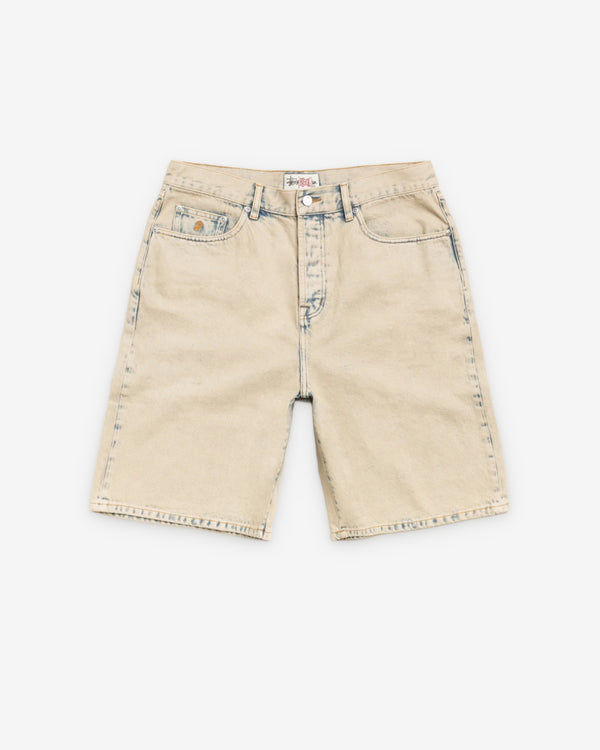 Stüssy - Men's Big Ol Shorts Resin Denim - (Resin Wash Khaki)