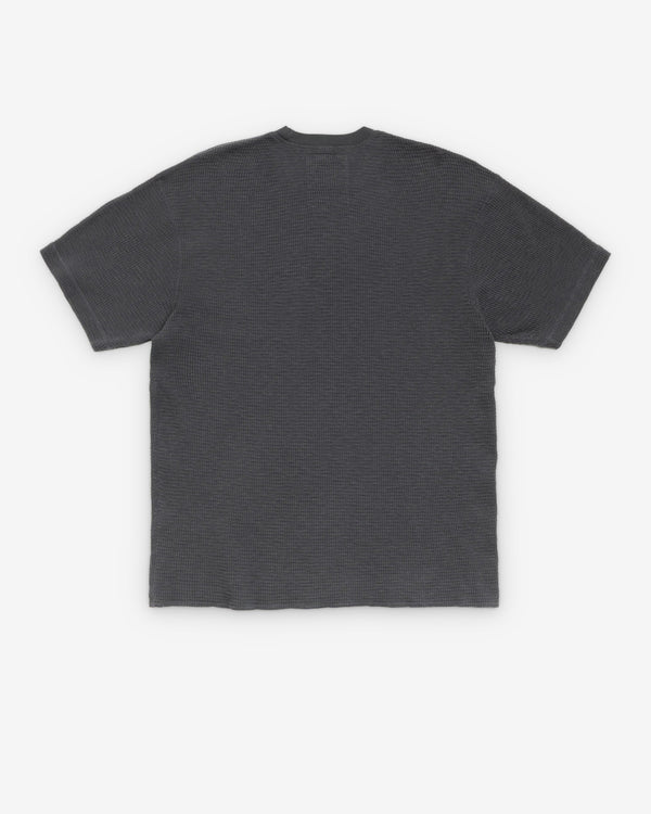 Stüssy - Men's Pigment Dyed SS Thermal - (Faded Black)