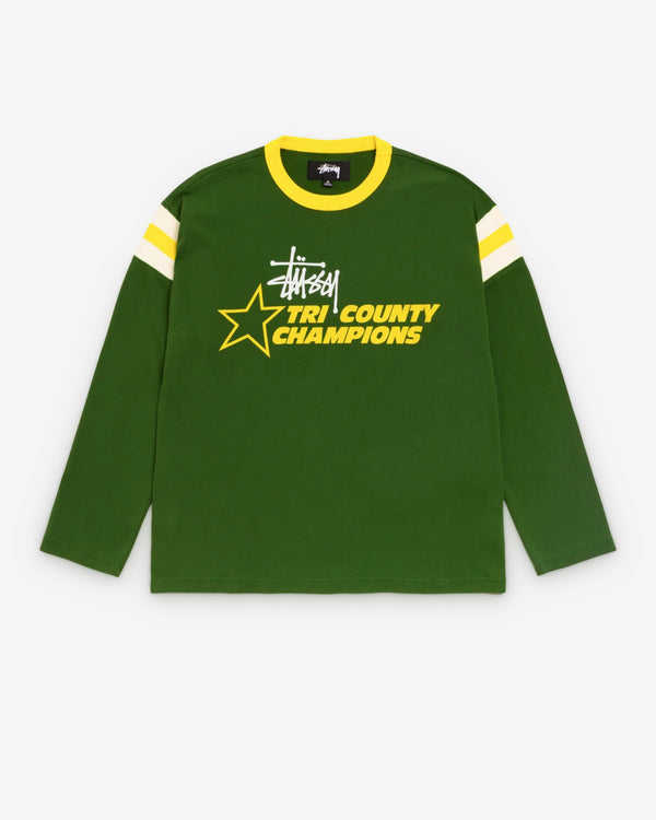 Stüssy - Men's Ringer Tee - (Green)