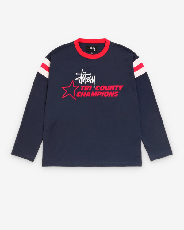 Stüssy - Men's Ringer Tee - (Ink)