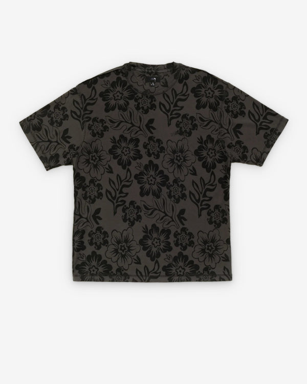 Stüssy - Men's Lazy Floral Tee - (Vintage Black)