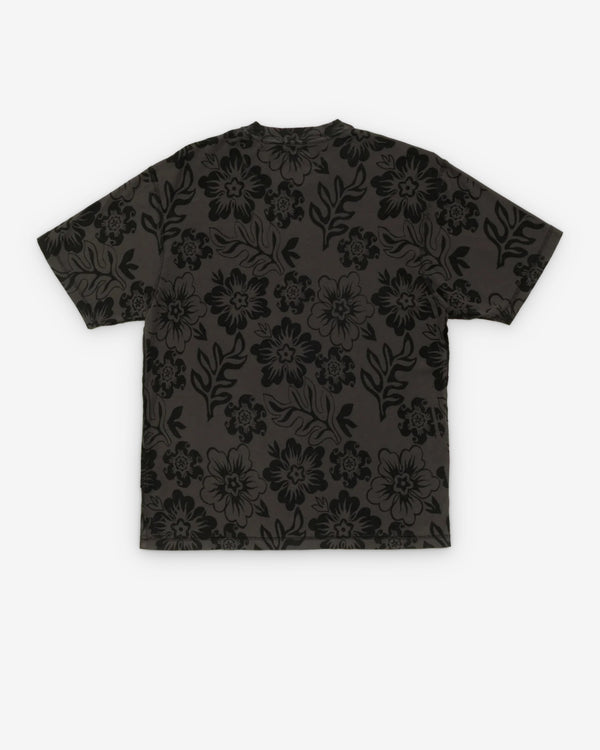 Stüssy - Men's Lazy Floral Tee - (Vintage Black)