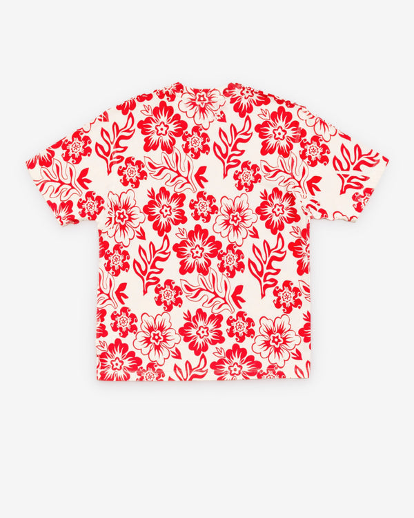 Stüssy - Men's Lazy Floral Tee - (White)
