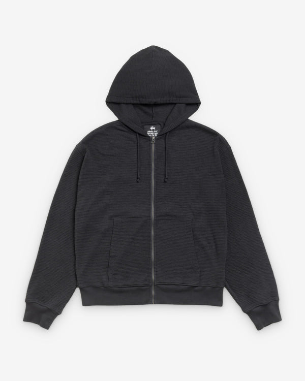 Stüssy - Men's Light Weight Thermal Hood - (Faded Black)