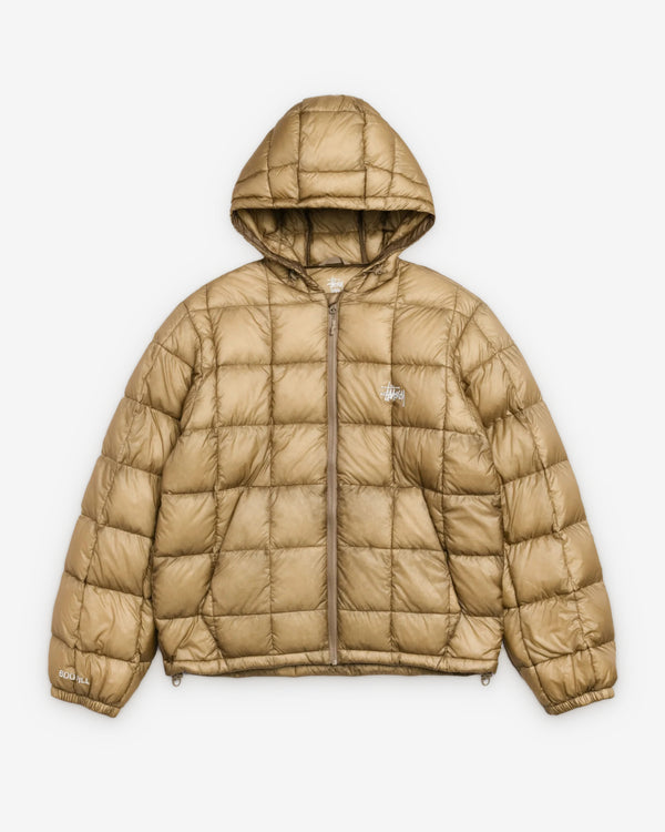 Stüssy - Men's Midweight Hooded Puffer - (Khaki)