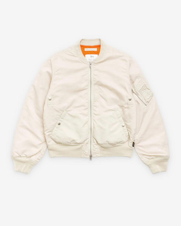 Stüssy - Men's MA-1 Bomber - (Bone)