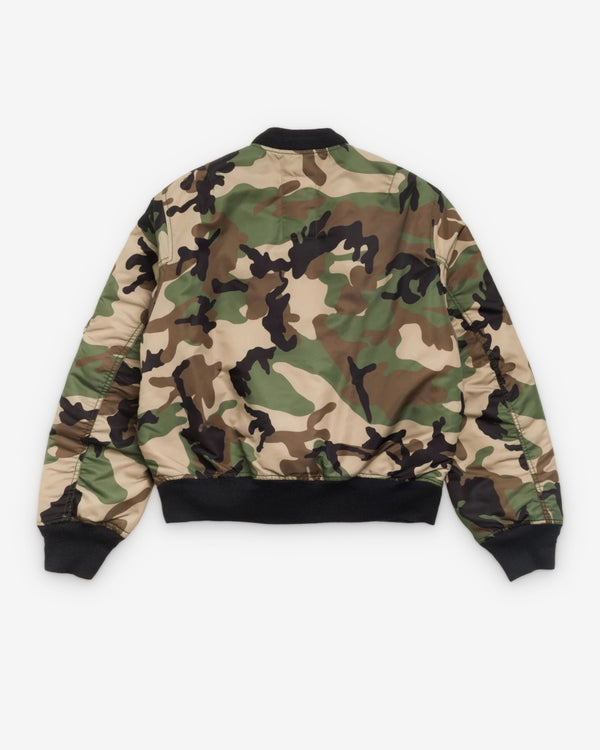 Stüssy - Men's MA-1 Bomber - (Woodland Camo)