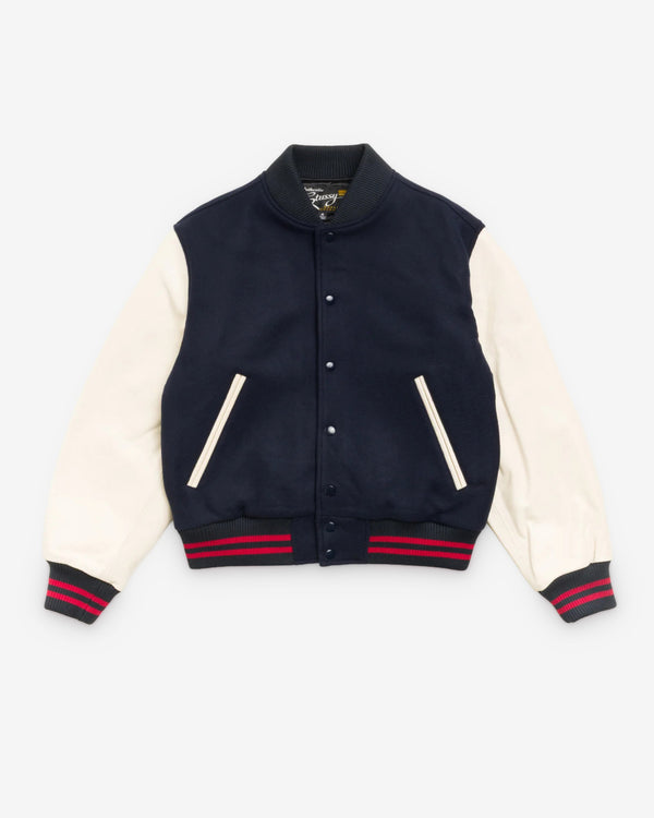 Stüssy - Men's Wool Varsity - (Navy)