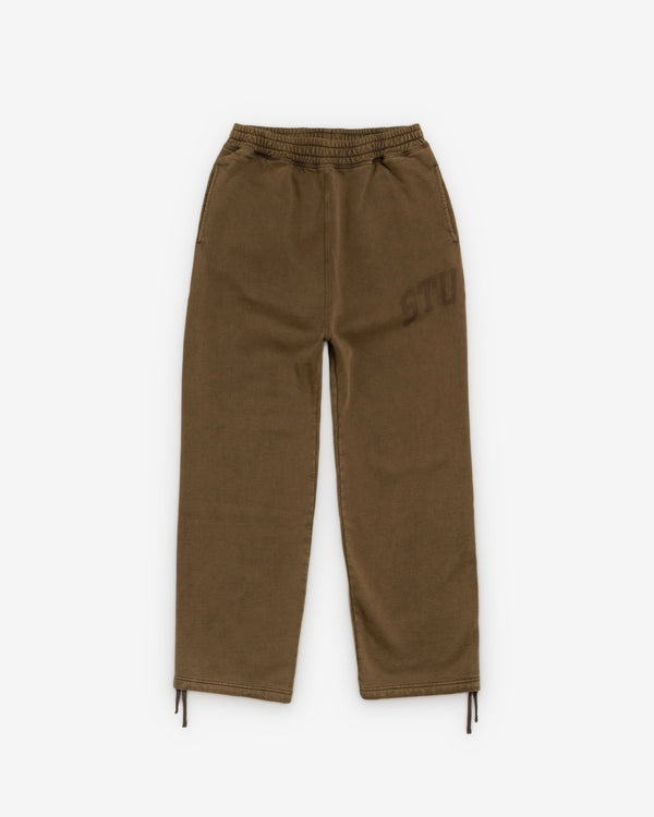 Stüssy - Men's Faded Graphic Fleece Pant - (Olive)