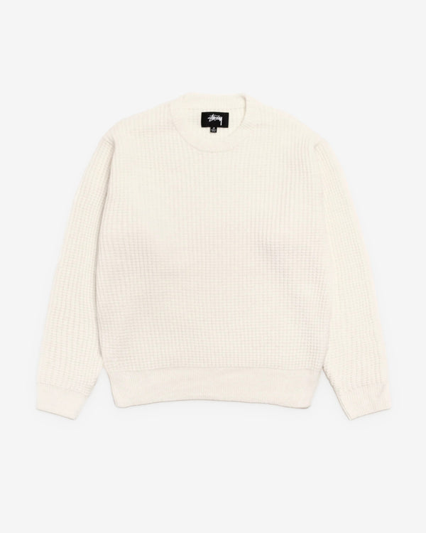 Stüssy - Men's Waffle Cashmere Sweater - (Ivory)