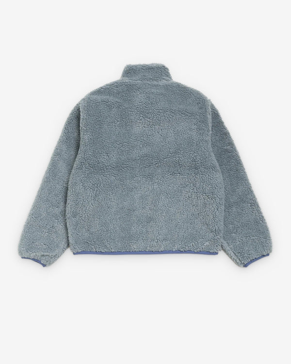 Stüssy - Men's Sherpa Reversible Jacket - (Bluestone)
