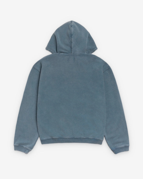 Stüssy - Men's Faded Graphic Zip Hood - (Washed Navy)