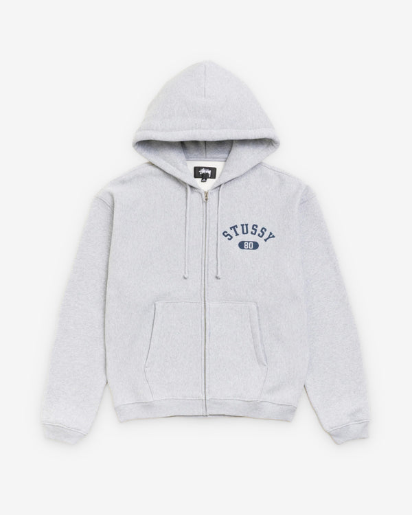 Stüssy - Men's Varsity Zip Hood - (Grey Heather)