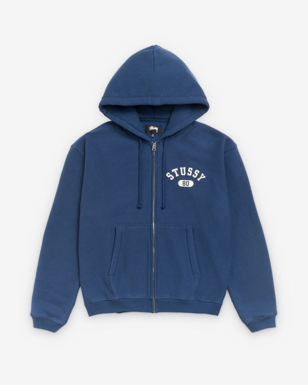 Stüssy - Men's Varsity Zip Hood - (Navy)