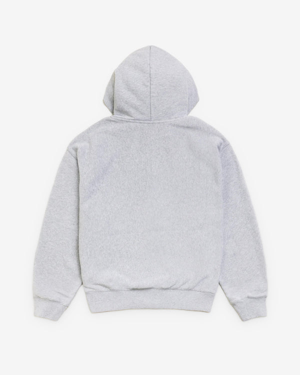 Stüssy - Men's Plaid Lined Zip Hood - (Grey Heather)