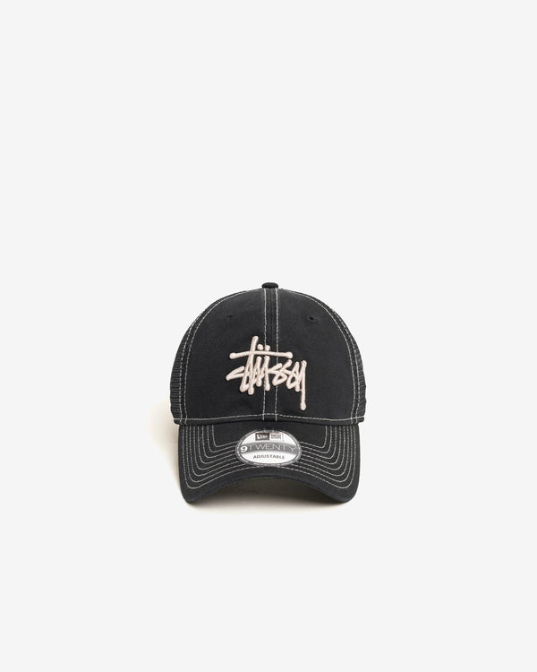 Stüssy - Men's Washed Basic Trucker 9Twenty - (Black)