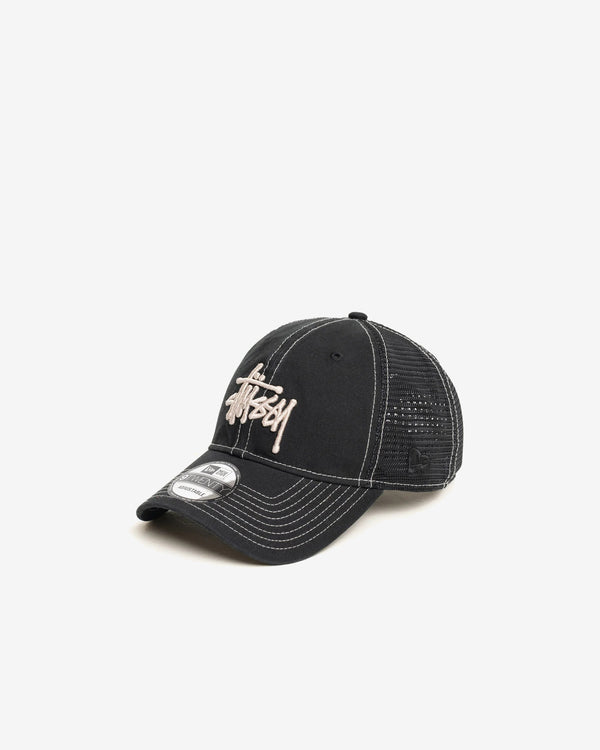 Stüssy - Men's Washed Basic Trucker 9Twenty - (Black)