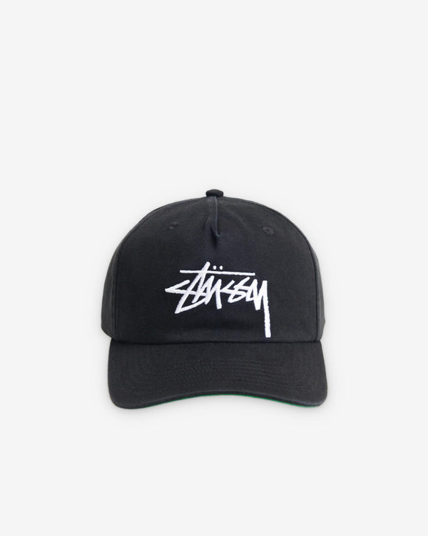 Stüssy - Men's Big Stock Mid Depth Cap - (Black)