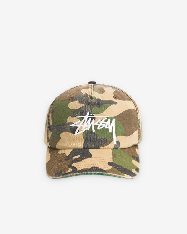 Stüssy - Men's Big Stock Mid Depth Cap - (Camouflage)