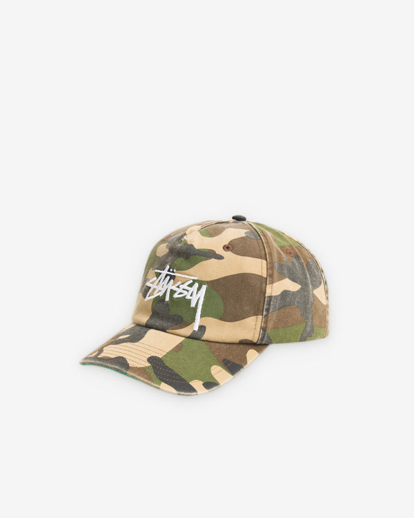 Stüssy - Men's Big Stock Mid Depth Cap - (Camouflage)