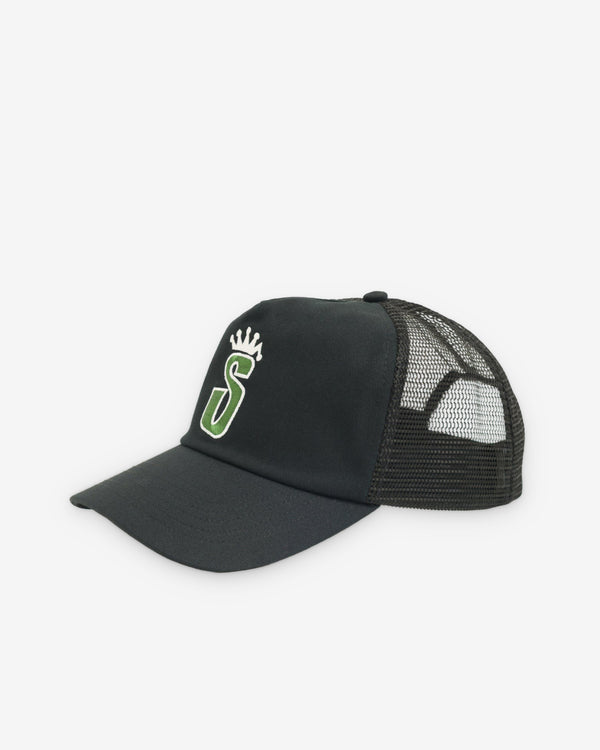 Stüssy - Men's Trucker S Crown Cap - (Black)