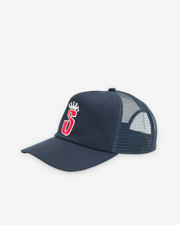 Stüssy - Men's Trucker S Crown Cap - (Navy)