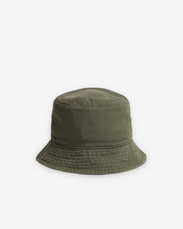 Stüssy - Men's Reversible Stock Bucket Hat - (Black/Olive)
