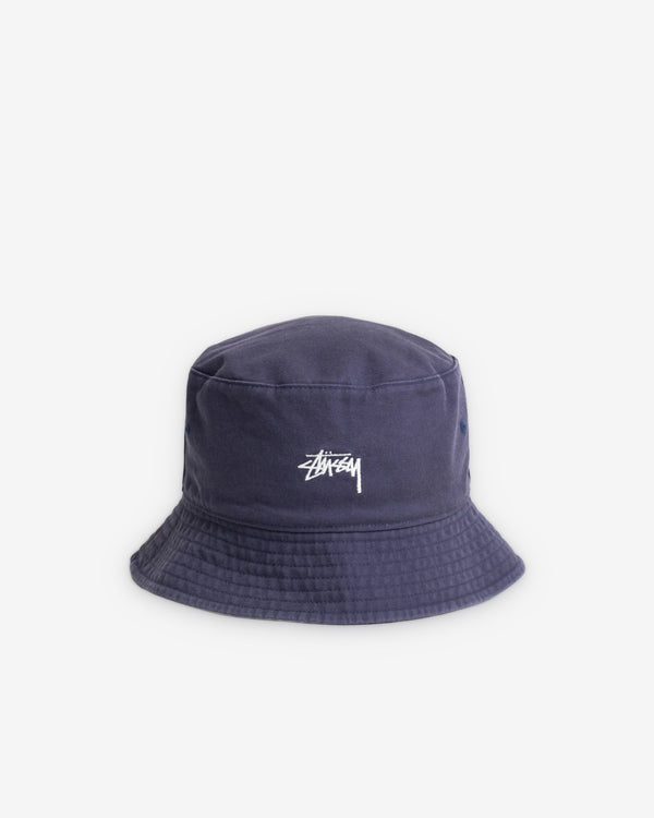 Stüssy - Men's Reversible Stock Bucket Hat - (Navy/Stone)