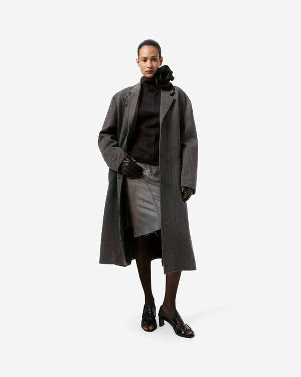 Our Legacy - Women's Alp Coat - (Ledger Wool Broken Herringbone)