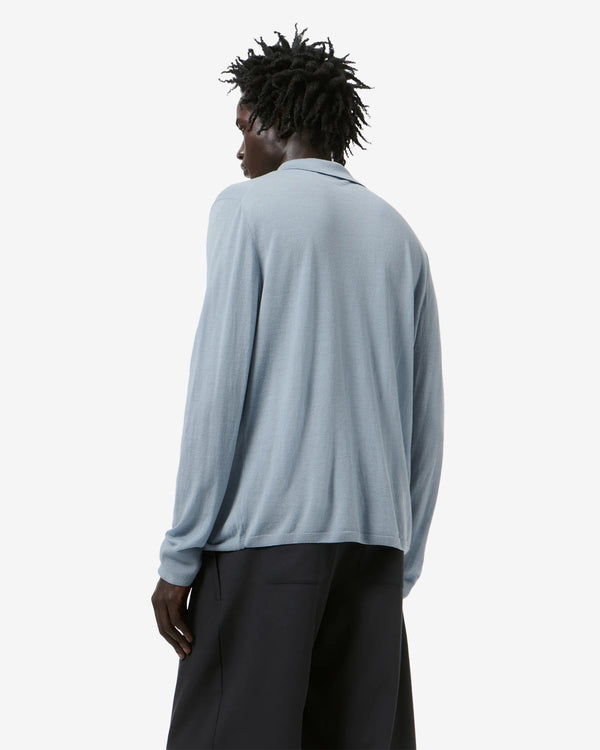 Our Legacy - Men's Fall Cardigan - (Cold Blue Superfine Merino)