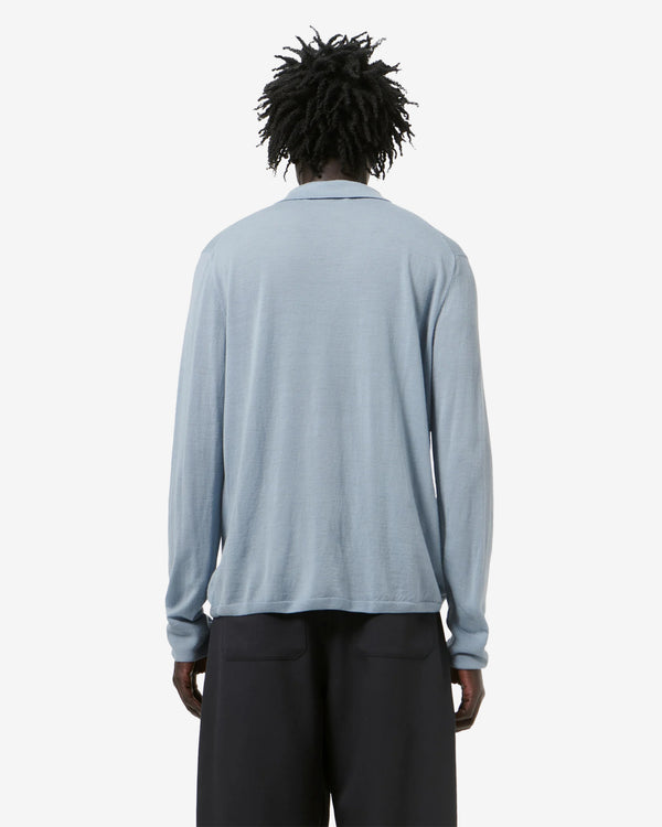 Our Legacy - Men's Fall Cardigan - (Cold Blue Superfine Merino)