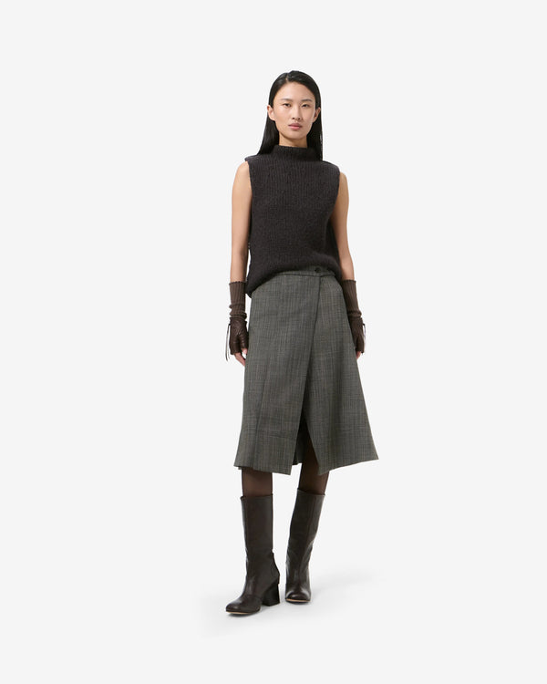 Our Legacy - Women's Mono Skirt - (Flint Shift Forge Wool)