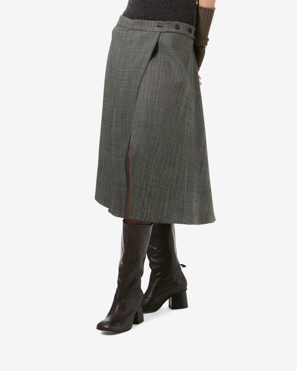 Our Legacy - Women's Mono Skirt - (Flint Shift Forge Wool)