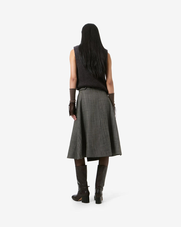 Our Legacy - Women's Mono Skirt - (Flint Shift Forge Wool)