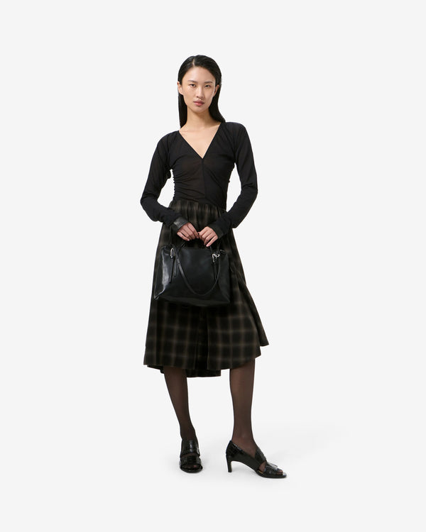 Our Legacy - Women's Fan Skirt - (El Paso Check Saloon Tencel)