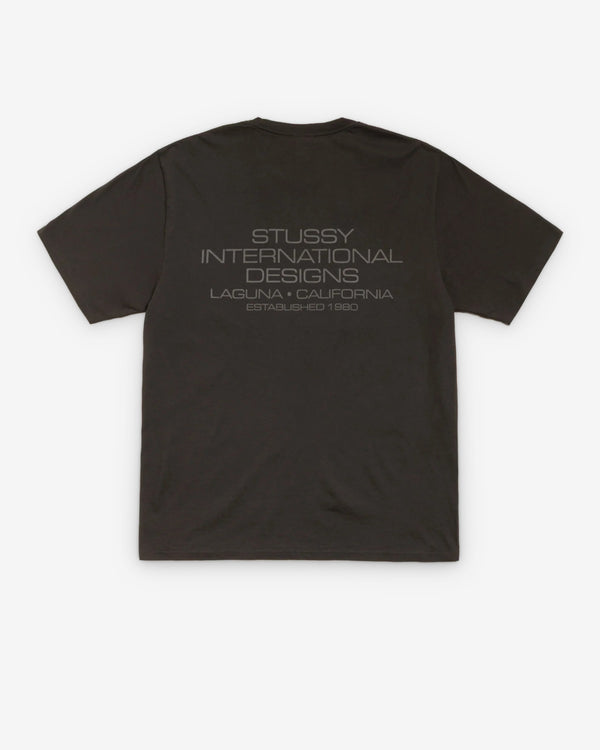 Stüssy - Men's International Design Pigment Dyed - (Faded Black)