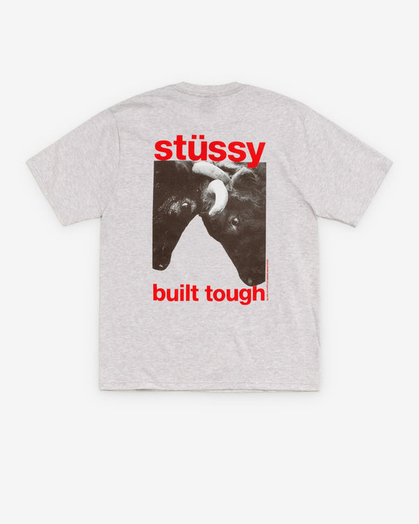 Stüssy - Men's Built Tough T-Shirt - (Ash Heather)