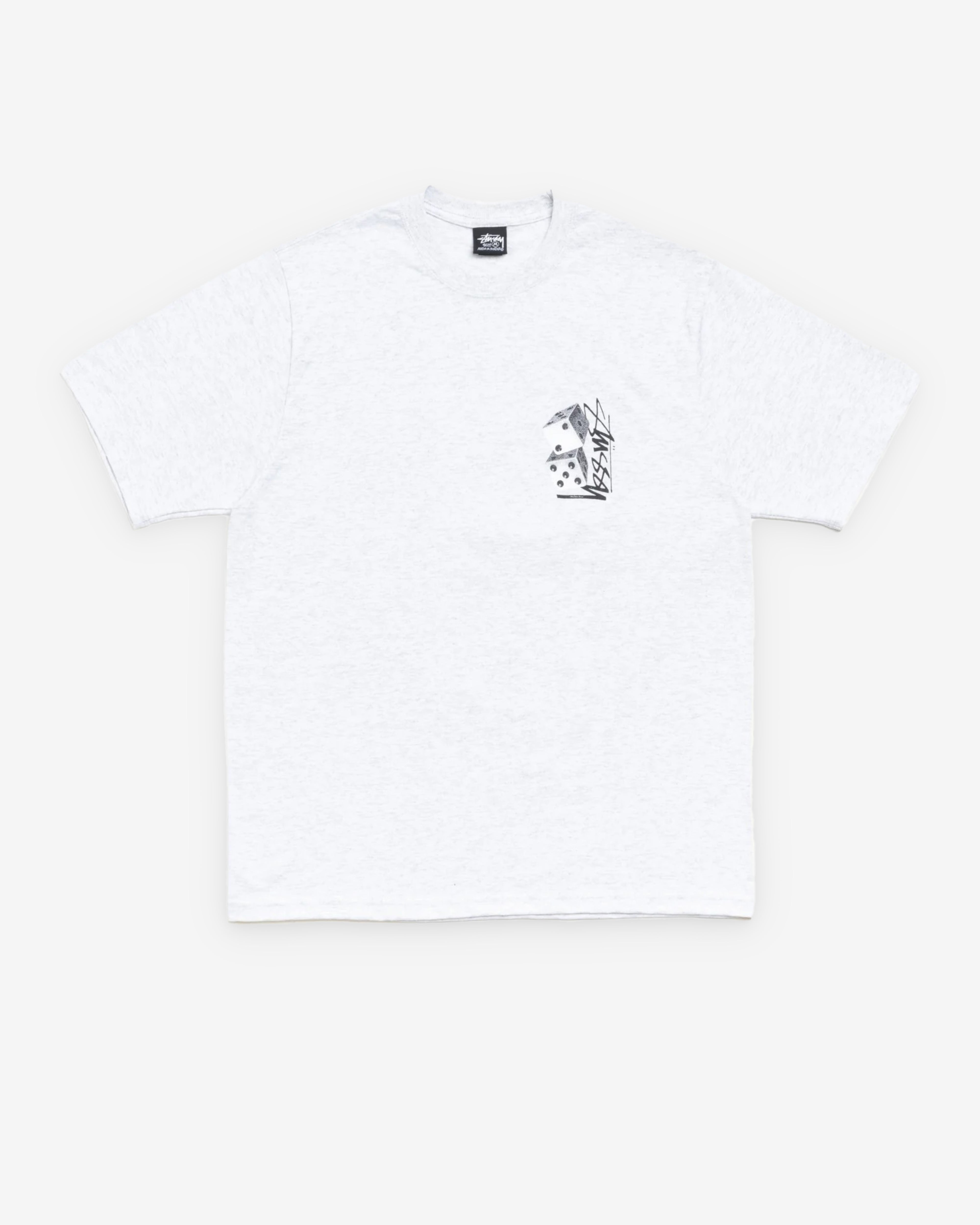 Stüssy: Men's Tall Dice Tee (Ash Heather) | Dover Street Market London