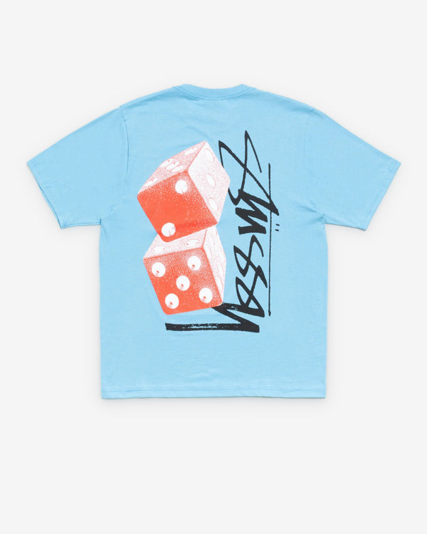 Stüssy - Men's Tall Dice Tee - (Sky Blue)