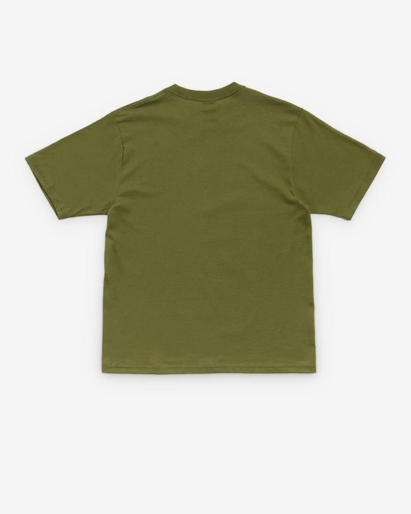 Stüssy - Men's Snakeskin T-Shirt - (Olive)