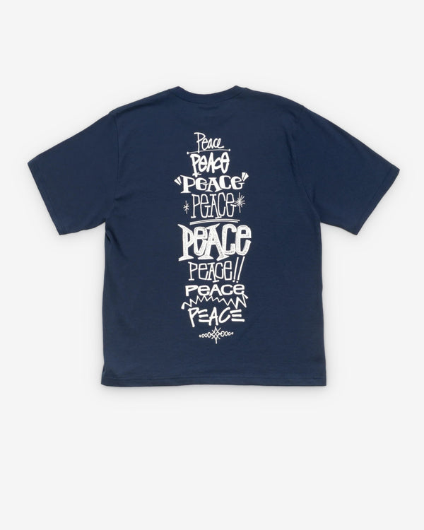 Stüssy  - Men's Peace Increased Tee - (Navy)