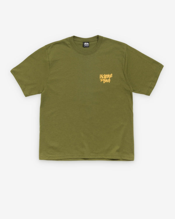 Stüssy  - Men's Peace Increased Tee - (Olive)