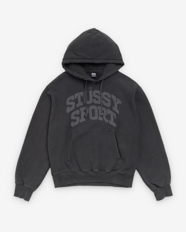 Stüssy - Men's Block Sport Hoodie - (Faded Black)