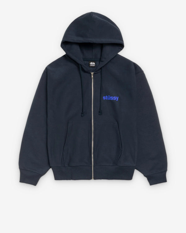 Stüssy - Men's Built Tough Zip Hood - (Navy)