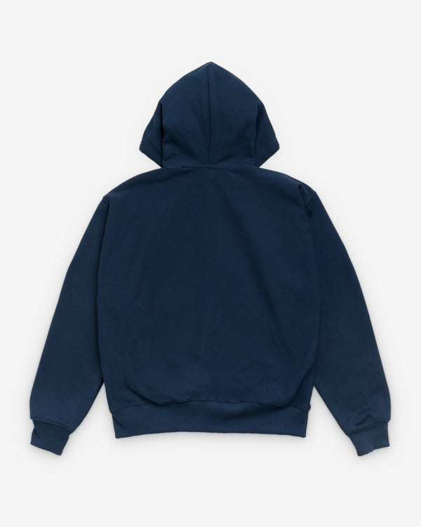 Stüssy - Men's Snakeskin Zip Hood - (Navy)