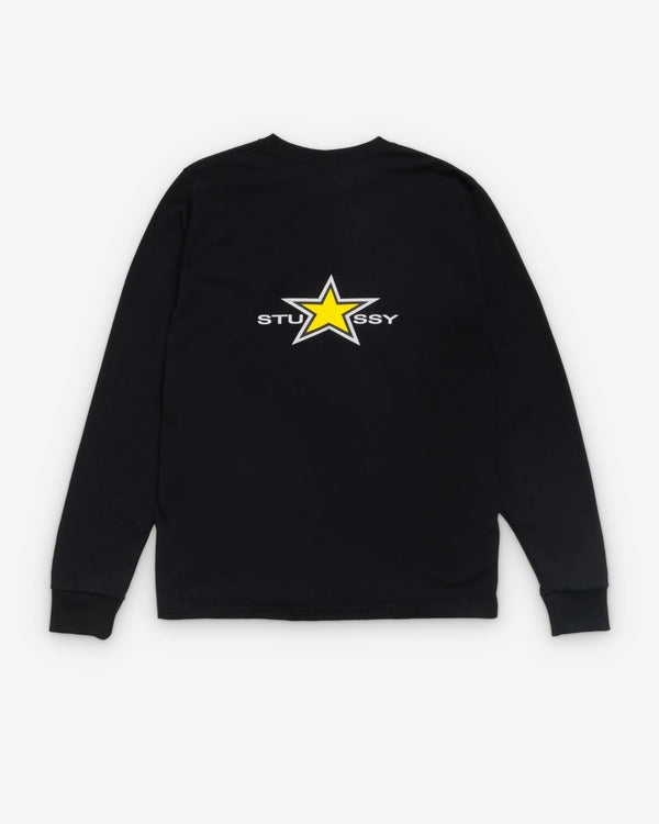 Stüssy  - Men's Stussy Star Ls Tee - (Black)