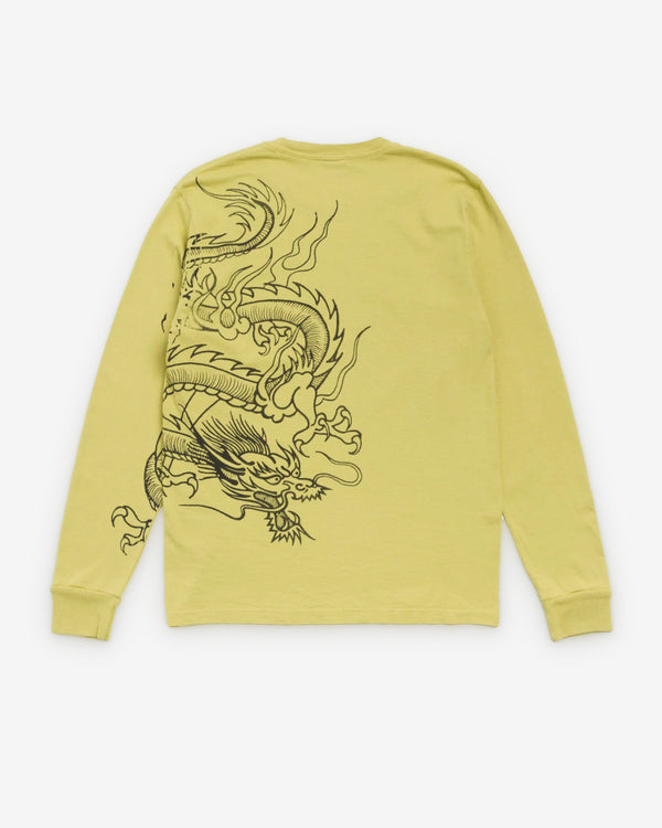 Stüssy - Men's Dragon Pig. Dyed Ls Tee - (Palm)